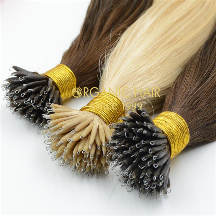 High quality real human nano hair extension A101